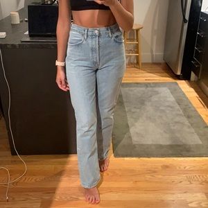 Lana Agolde Straight Jeans size 25